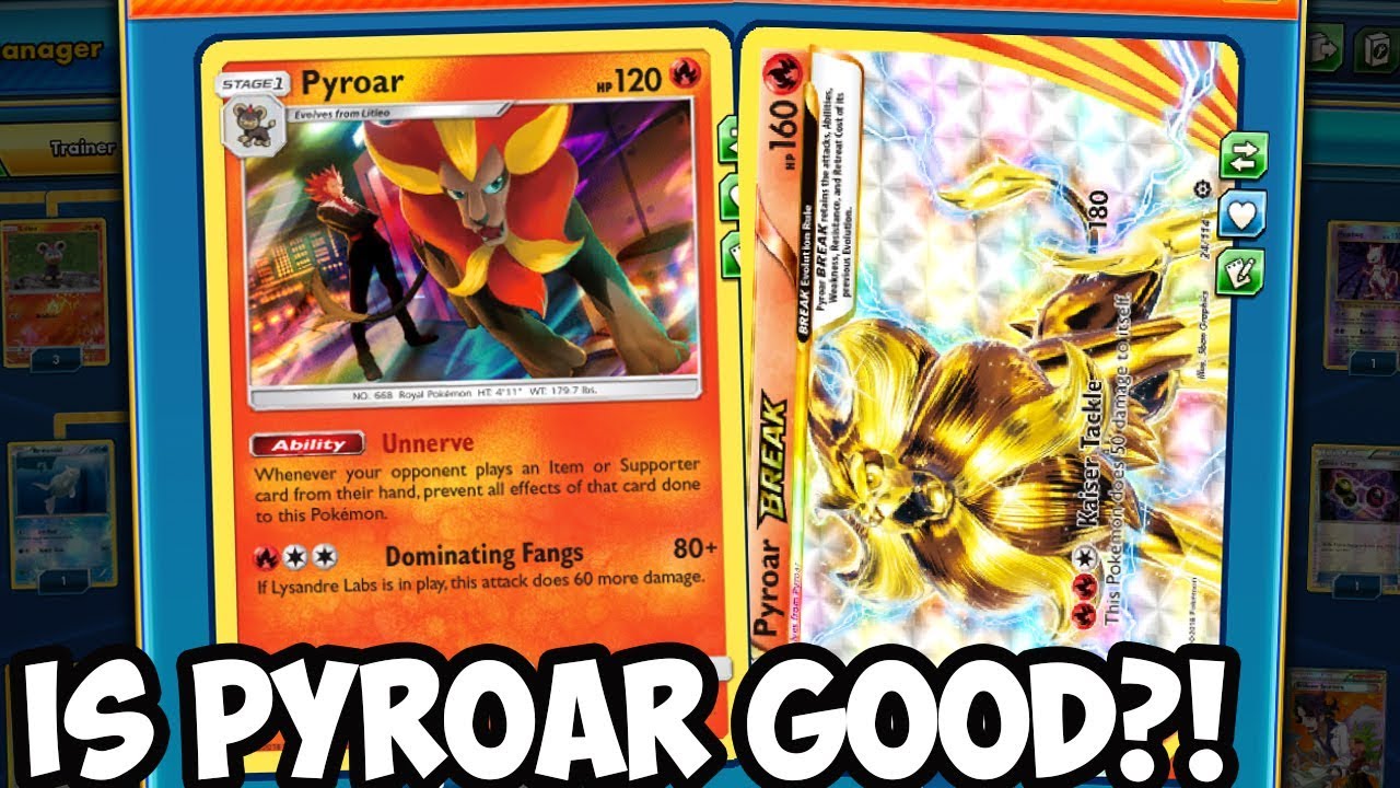 Is The New Pyroar Any Good Great Ability W Pyroar BREAK Forbidden Is The New Pyroar Any Good Great Ability W Pyroar BREAK Forbidden