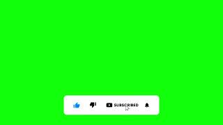 Animated Subscribe Button Green Screen