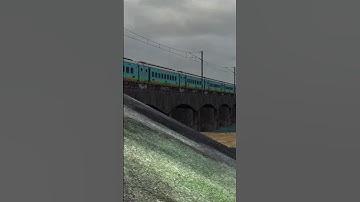 MSTS|OPENRAILS|22923 BANDRA TERMINUS TO JAMNAGAR HUMSAFAR EXPRESS |BRIDGE VIEW|#msts #train#railway