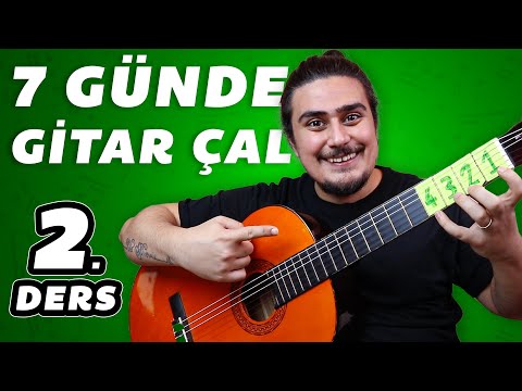 7 GÜNDE GİTAR NASIL ÇALINIR? - Gitar Dersi #2 (Solo ve Tab)