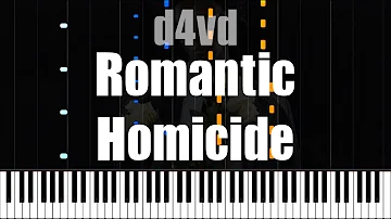 Romantic Homicide - d4vd | Piano Tutorial