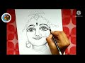 How i draw outlines of radharani  drawingshow to draw radha madhavas arts  krishnadrawing