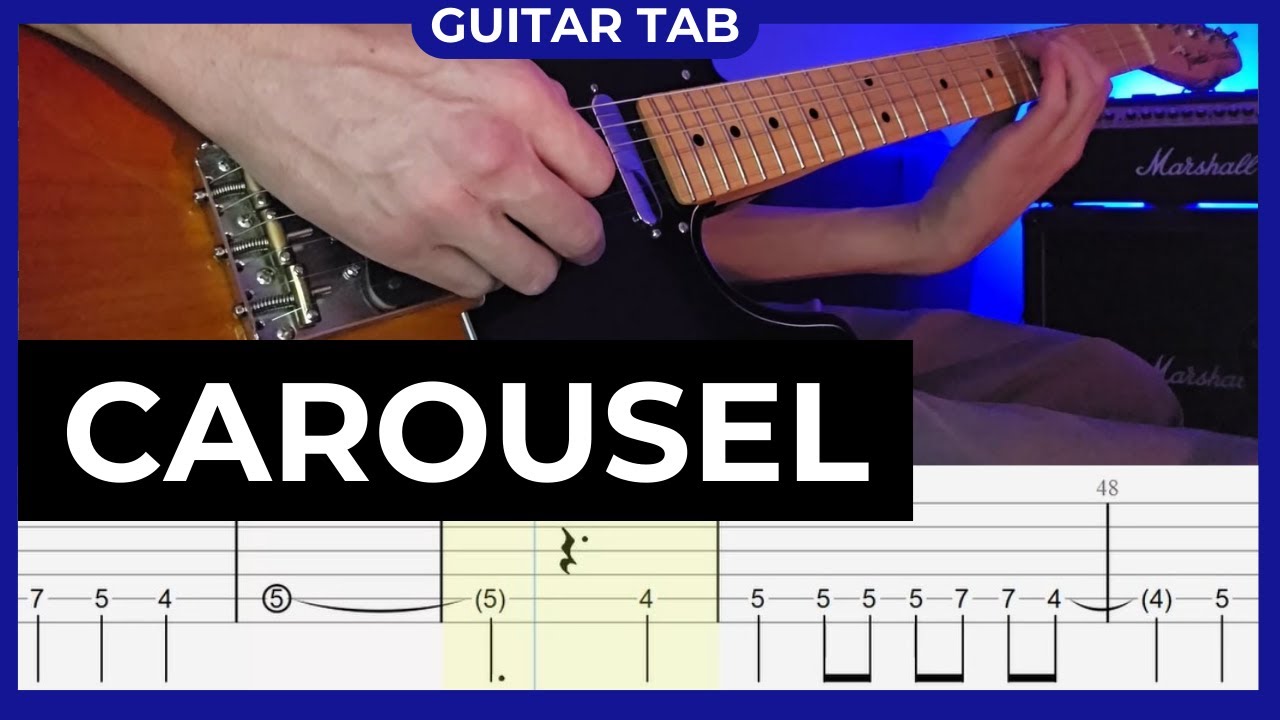 Blink-182 - Carousel - Guitar Tab | Lesson | Cover | Tutorial