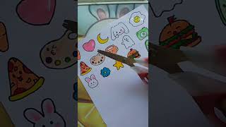 DIY homemade stickers✨🌚#diy#homemade stickers#crafter_khanak#ytvideo