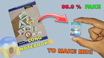 Super easy way to make realistic miniature books (really quickly)!! #youtubeshorts #shorts