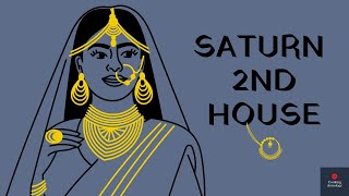 Saturn in 2nd House in Vedic Astrology (Saturn in the Second House)