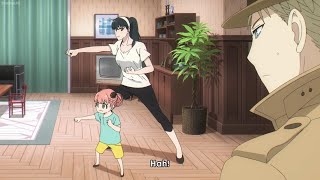 Anya Training Hissatsu Punch With Yor To Punch Damian L Spy X Family Eps 6
