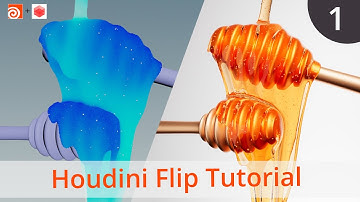 Houdini Flip Tutorial 1 - Honey Flow / Patreon Preview