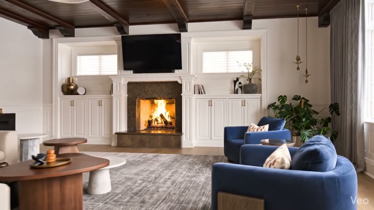 Timeless, Cozy Living Room Design in Winnetka