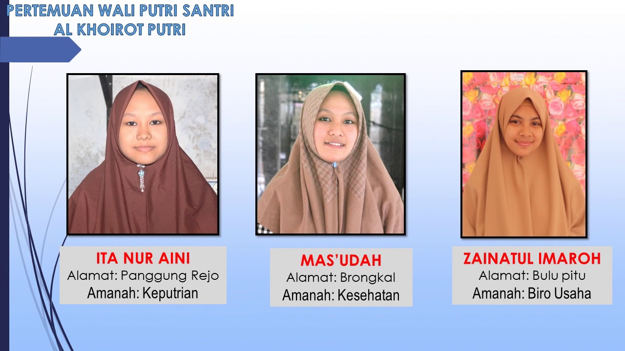 Pertemuan Wali Santriwati Al-Khoirot 2019