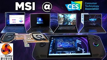 CES 2024: MSI Notebooks - The CLAW, AI Laptops and more