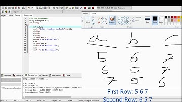 How to find the smallest of 3 numbers in C++