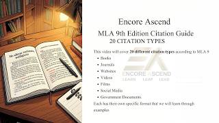 MLA 9 Citation types| Research Methodology| EduEncore