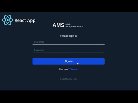Article management system || React App || CRUD application