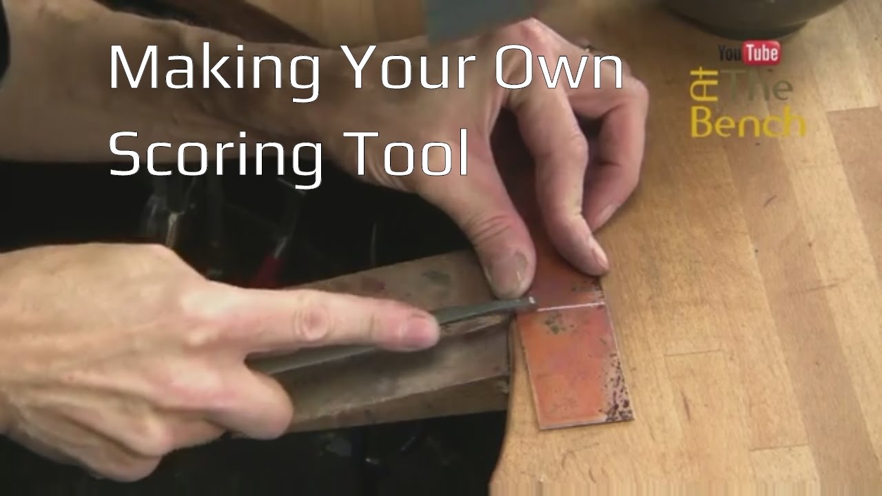 Making A Scoring Tool Out Of An Old File - Making Jewellery Tools