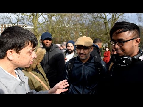 **Must Watch*** P1 - Fluid or Man!? Mansur vs Atheist | Speakers Corner | Hyde Park