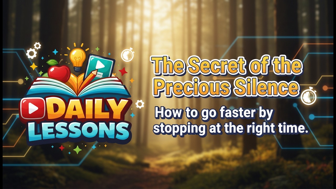 Daily Lessons: The Secret of the Precious Silence - Go Faster by Stopping