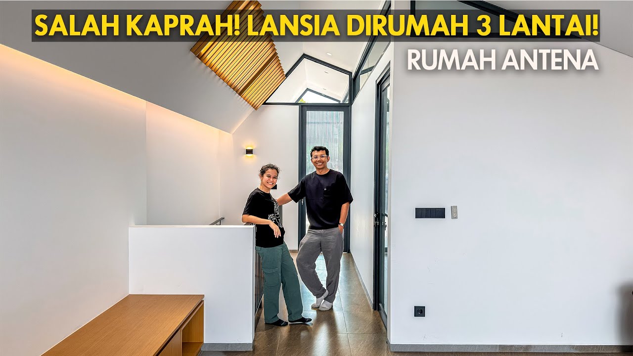 (RUMAH UNIK) Lansia di Rumah 3 Lantai? Bisa, Kalau Nggak Asal Bangun : Rumah Antena