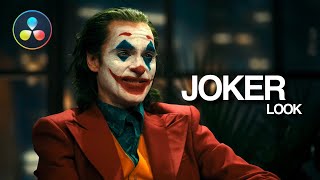 【映画】JOKER風のカラーグレーディングのやり方/ DaVinci Resolve 17