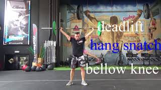 crossfit snatch complex 1