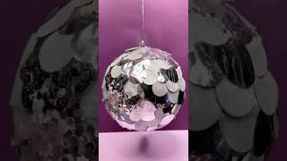 🪩✨ Easy New Year’s Eve Craft Idea: Make Your Own Shiny Glitter Disco Ball #easycraft #newyearseve