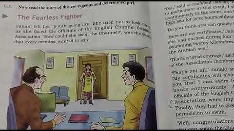 DAV Nahan, class 5, English reader , unit 3(c), The fearless fighter (part 4)