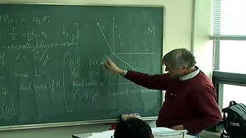 Miles Reid (University of Warwick / Sogang University) / Intensive Lectures 2 / 2011-03-05