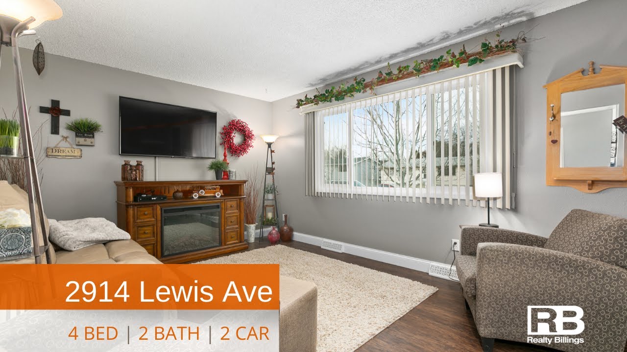 New Listing! 2914 Lewis Ave, Billings MT 59102 YouTube