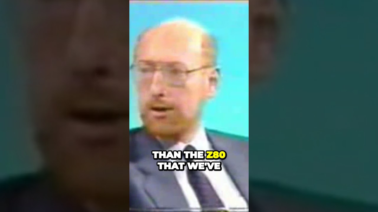 Sir Clive Sinclair Talking CPUs