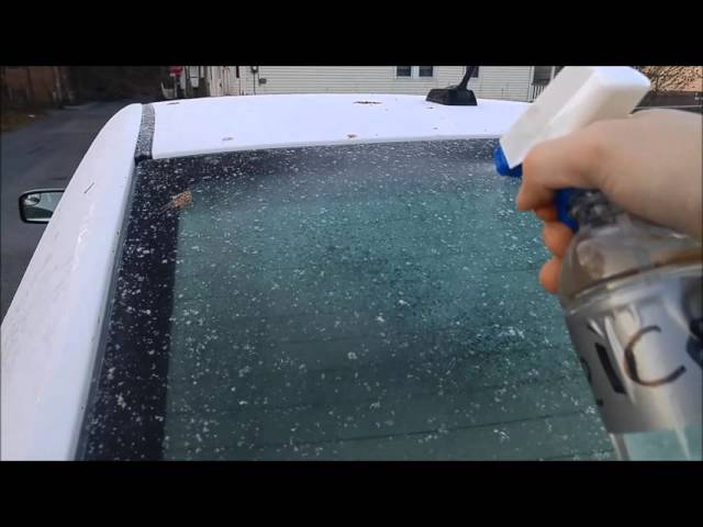 DIY Windshield De icer Homemade Car De Icer Spray 