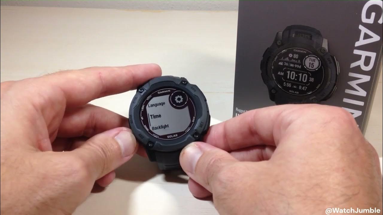Garmin Instinct 2X Auto Lock Buttons YouTube