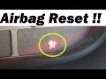How To Turn Off Airbag Light - BMW E46 (NO TOOLS)