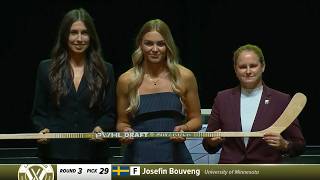 Josefin Bouveng Selected in 3rd Round (29th Overall) by PWHL Las Vegas in 2026 PWHL Draft