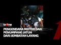 Tabrak Pembatas Jalan, Pengendara Motor dan Penumpangnya Jatuh dari Flyover | Sidik Jari tvOne