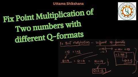 [Series 76] Fix Point Multiplication of two numbers with different Q - Formats