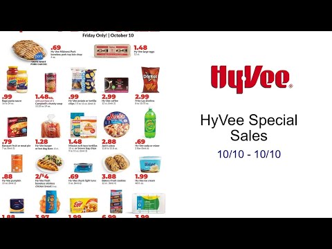 HyVee Special Sales 10/10 10/10