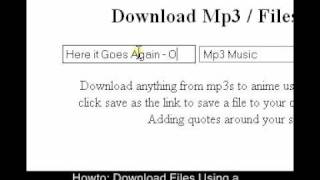 Howto: Download MP3 Files Using a Google SuperSearch screenshot 3