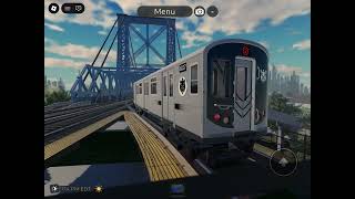 New P176 train departing 207st in Roblox nyc subway automated