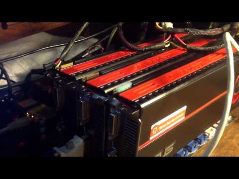 3xHD5970 Bitcoin Mining Rig