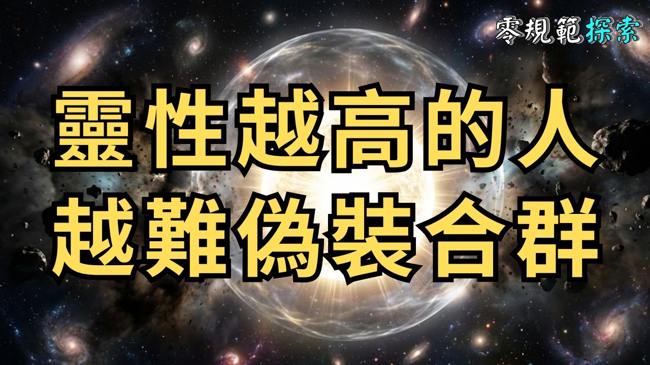靈性越高的人，越難「偽裝」合群？