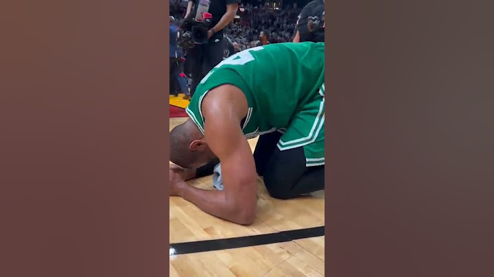 Al Horford let it all out after reaching his first NBA Finals 🙏