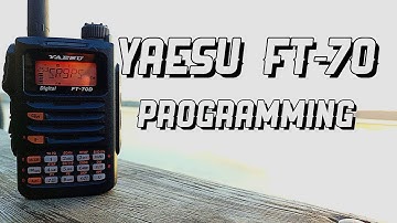 Yaesu FT-70D USB ADMS Programming From PC