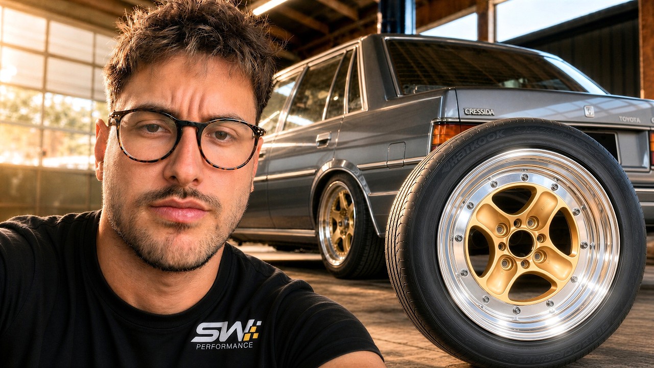 J'ai installé les roues de mes rêves sur ma Toyota Cressida