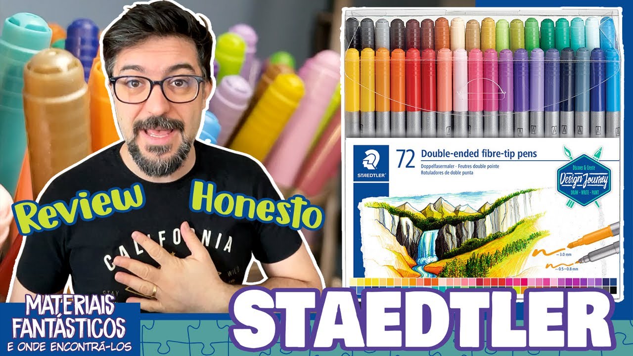 Materiais Fantásticos - As Canetas de ponta dupla da STAEDTLER!