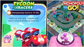 Tycoon Racers - Monopoly Go Brand New Event Gameplay #monopolygo