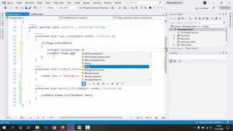 ListBox Kullanımı (Visual Studio C#)