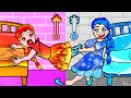 Paper Dolls Dress Up - HOT VS COLD ROOM Challenge - Barbies Story & Crafts