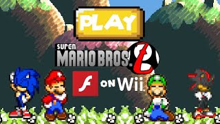 Super Mario Bros Z Intro Running On The Wii screenshot 4