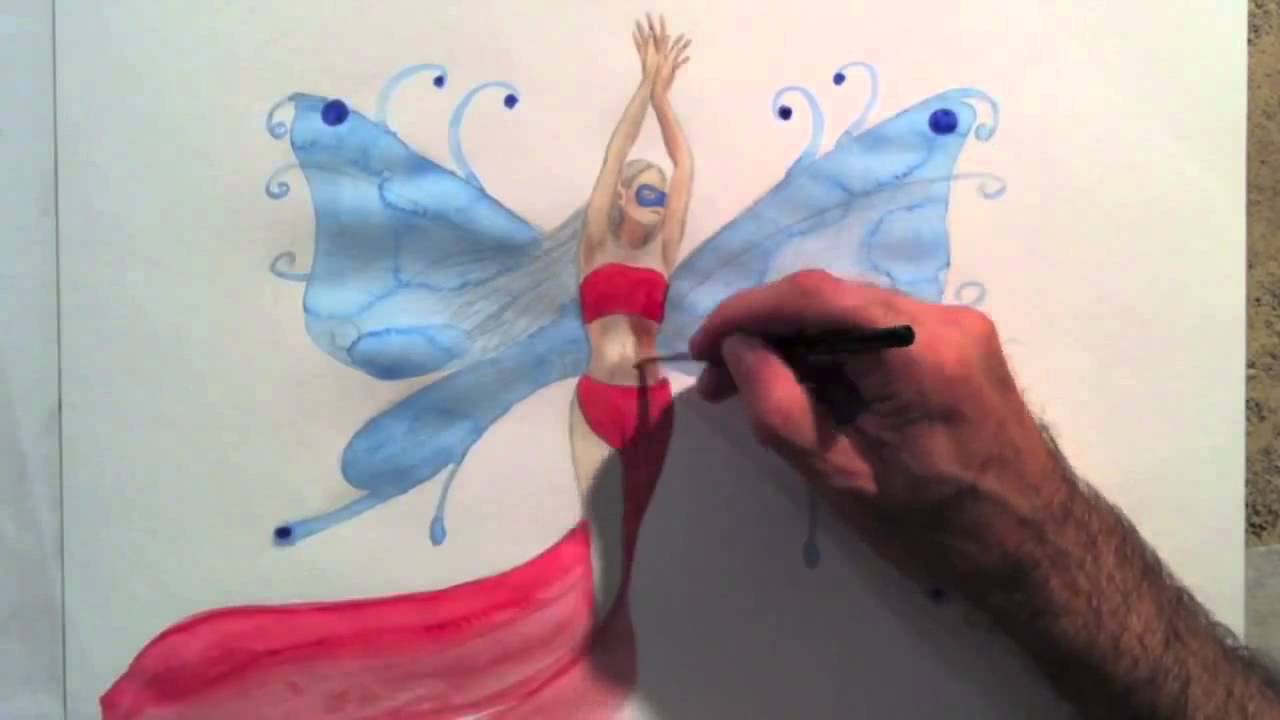 Karakalem Çizim ve Boyama Teknikleri [Karakalem Çizim Sanatı] - YouTube
