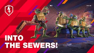 WoT Blitz. Get TMNT Camo, Turtle Hideout, and More in the “Into the Sewers” Event! screenshot 1